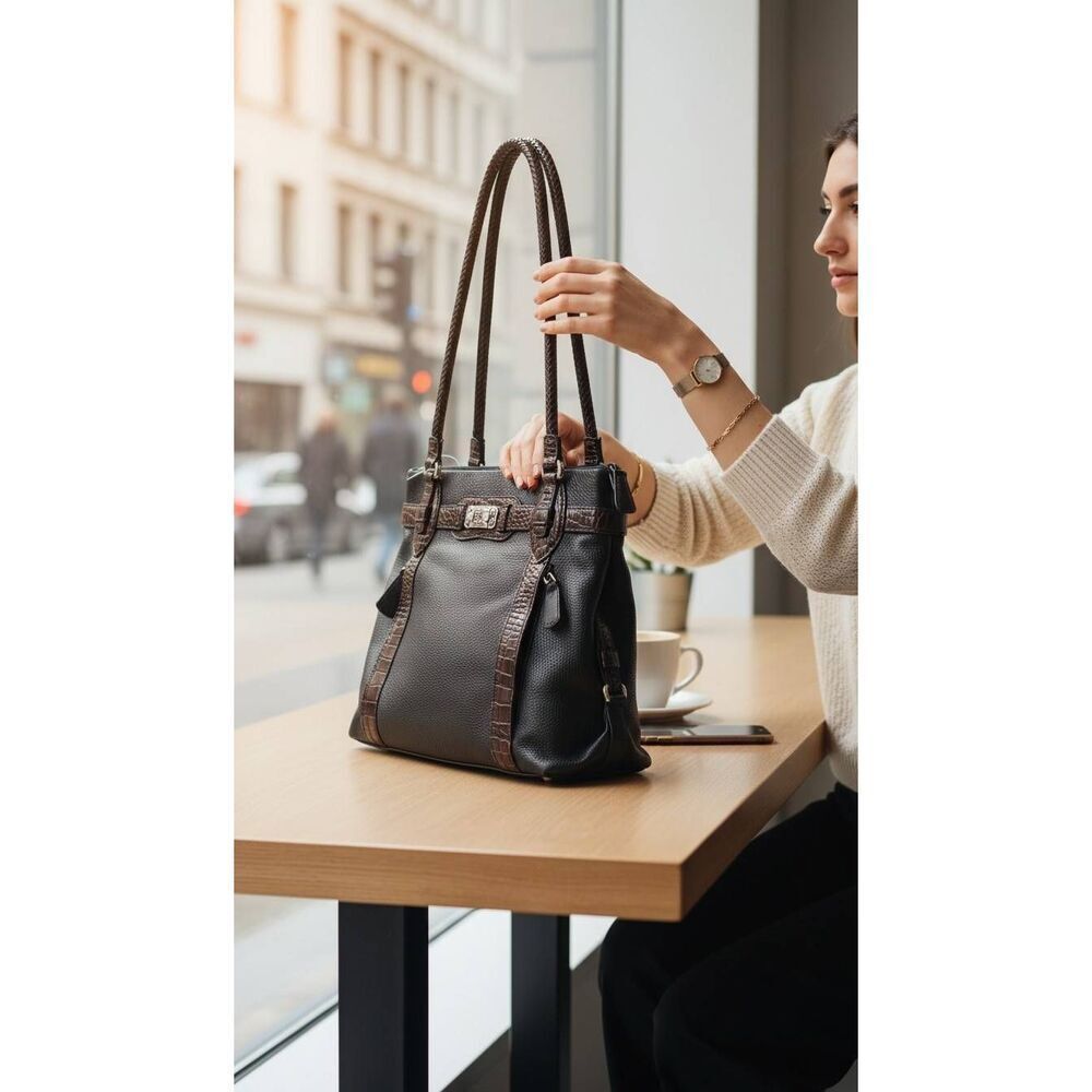 Brighton pebbled leather bag